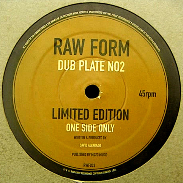 David Alvarado — Dub Plate No2 (1997)