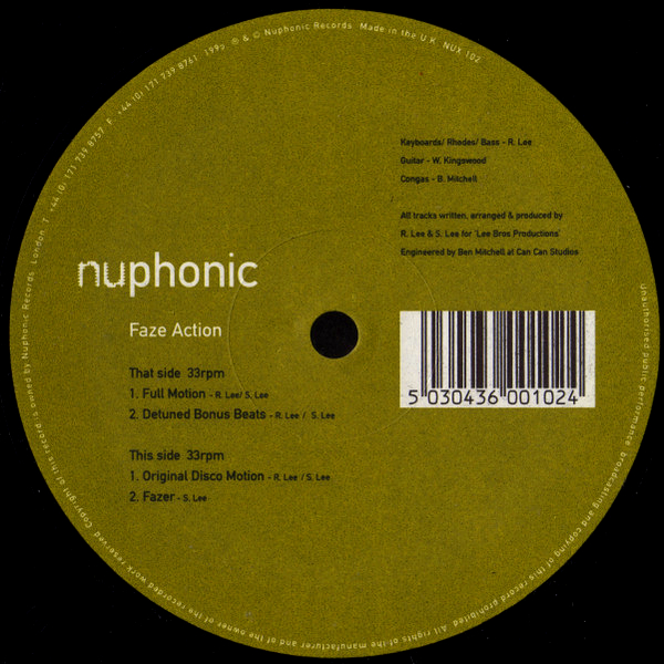 Faze Action — Original Disco Motion (1995)