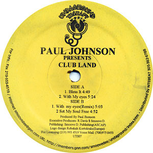 Paul Johnson — With My Eyes (1997)
