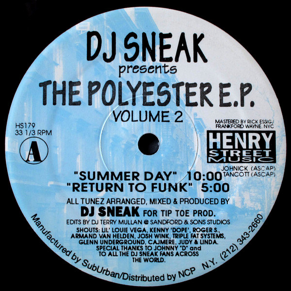 DJ Sneak — Summer Day (1996)