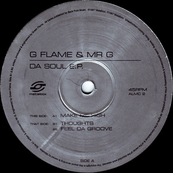 G. Flame & Mr. G. — Make Me High (1997)