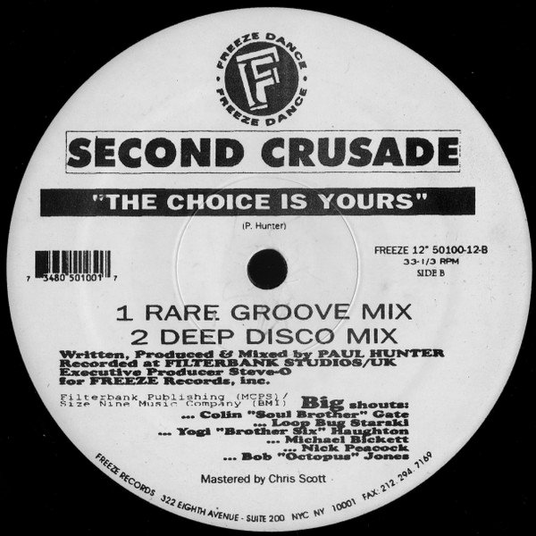 Second Crusade — The Choice Is Yours (Rare Groove Mix) (1996)