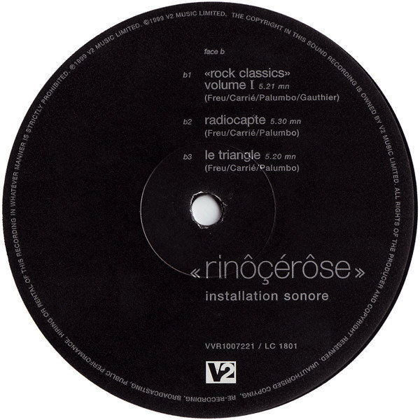 Rinôçérôse — Radiocapte (1999)