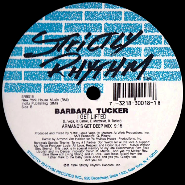 Barbara Tucker — I Get Lifted (The Bar Dub) (1994)
