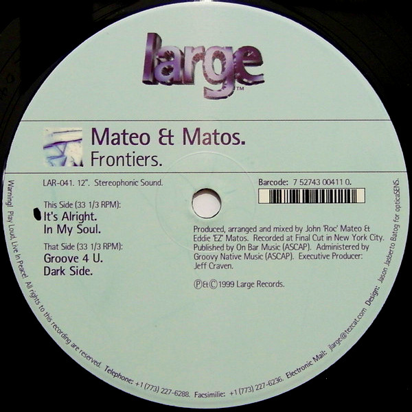 Mateo + Matos — In My Soul (1999)